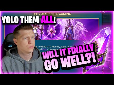 LET THE VOID YOLO BEGIN! I'M DUE COME ON! | RAID Shadow Legends