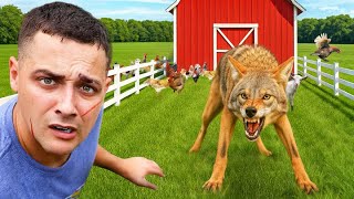 I Found The Predator Trying To Attack My Animals…