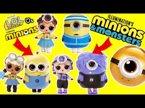 Minions and Monsters Movie Toys LOL Surprise Balls