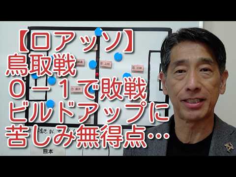 【ロアッソ】鳥取戦 ０－１で敗戦 ビルドアップに苦しみ無得点…