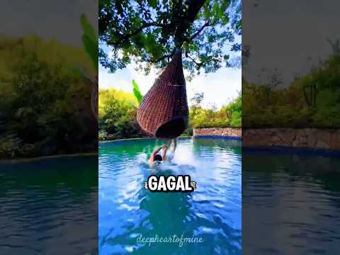 Berani Coba? Cuma Sedikit yang Bisa Naik Ayunan Ini! |#shorts #viralvideo #challenge