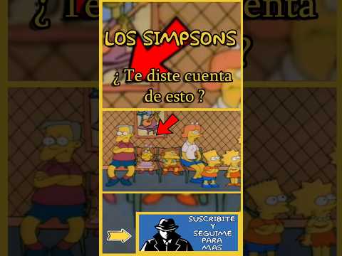 Te diste cuenta de este detalle? #shorts #short #lossimpson #series #america #thesimpsons #family