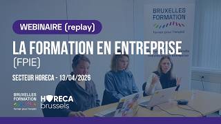 Webinaire sur la FPIE dans le secteur horeca