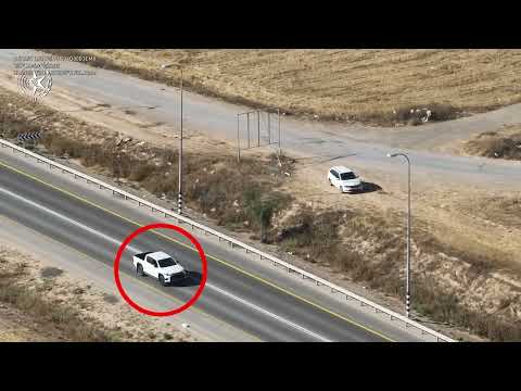תיעוד מבצע אכיפת תנועה בשילוב סיירת האופנועים ורחפנים של המשטרה