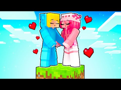 100 TAGE ALLEIN mit FREUNDIN auf EINEM BLOCK in Minecraft!