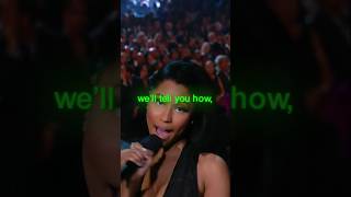 Nicki Minaj & Miley Cyrus introducing Madonna 🎀