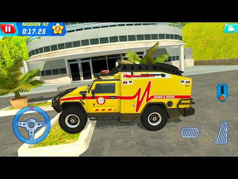 Coast Guard Firefighters Simulator - Beach Pickups Driving #6 - Android Gameplay