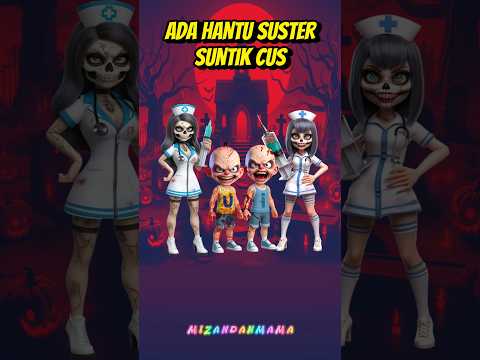 Upin Ipin main malam dibawa hantu suster kerumahsakit hantu #upinipin #animasi