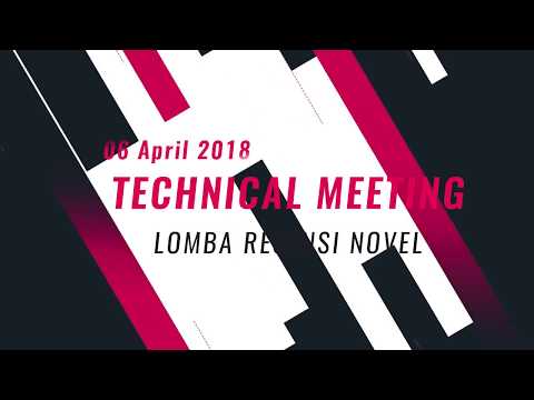 Tehnical Meeting Lomba Resensi Novel