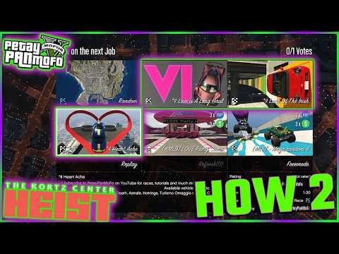 How To Add Your Jobs To The Voting Screen. Nominated Jobs - #GTAOnline #KortzHeist DLC Tutorial 🎮