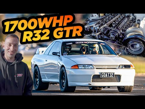 1700HP GTR "GOAT 32" Terrifyingly FAST! (10,000RPM - 3.2L - Sequential)