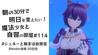 【朝活】朝の30分で明日を変えたい！魔法少女と自習の時間 #114  #シュネーと朝まほ自習室