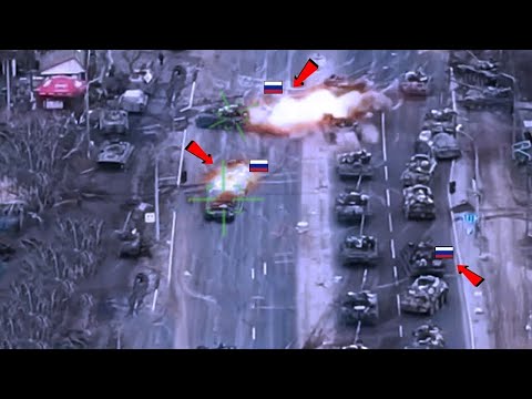 14 MINUTES AGO: Great Loss of Russia! Russian Convoy Was Hit!