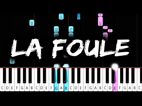 Edith Piaf - La Foule - Piano Tutorial