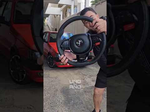 Uno com volante do fastback abarth #abarth #fiatuno #pulse #fastback