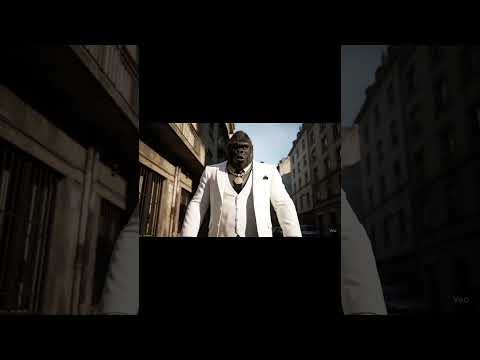 #gorille #ia #costume #luxury #shorts