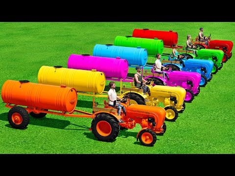 SLURRY SPREADING & HARVESTING CORN WITH CASE COLORED TRACTORS & HARVESTER - FS22