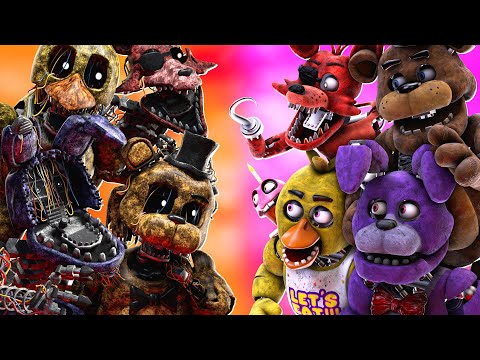 [SFM FNaF] FNAF Movie vs TJOC Animatronics