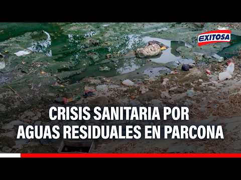 🔴🔵 Vecinos de Parcona denuncian contaminación por el vertimiento de aguas residuales