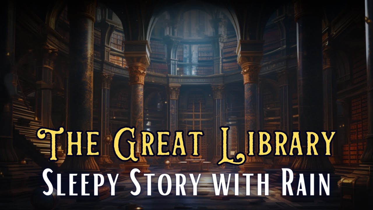 A Relaxing Rainy Story The Great Library of Alexandria Bedtime Story for Grown Ups