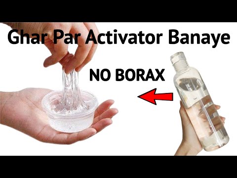 No Borax Slime Activator/Diy Slime Activator/How to make Slime Activator Without Borax/SLIME ASMR