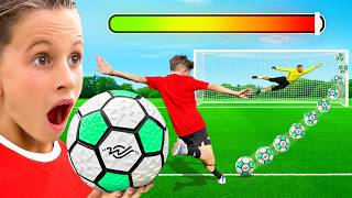 THE WORLDS FIRST POWER FOOTBALL ☄️🤯 *GET ULTIMATE SHOT POWER*