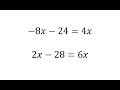 Verifying and Solving Linear Equations