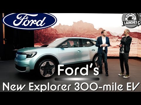 New Ford Explorer goes EV: First Detailed Look 4k