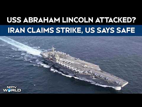Iran War | Did Iran Hit The USS Abraham Lincoln? Washington And Tehran Issue Dueling Statements