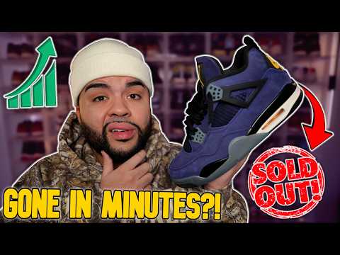 These FLEW.. Jordan 4 Lakers SOLD OUT Within MINUTES?!