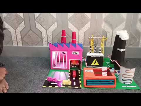 Working model of Thermal power plant #scienceproject #schoolproject #viralvideo 