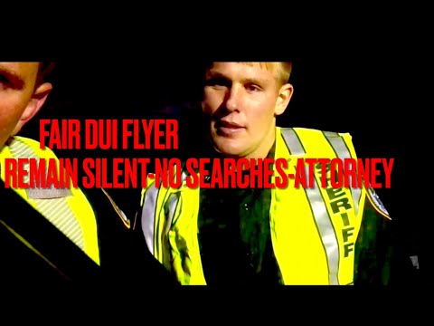 DUI Checkpoint-Remain Silent-No Searches-Attorney