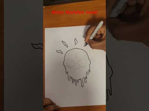 #Spidermanintothespiderverse #Logo #Drawing #milesmorales Mask