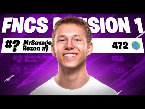 MrSavage Plays FNCS Division Cup Day 2 (Full Gameplay)