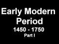Early Modern Period Historical Concepts