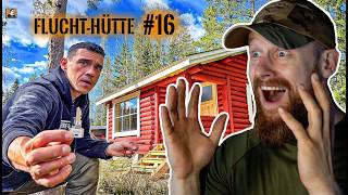 Das Blockhaus in SCHWEDEN ist fertig! Fluchthütte von Survival Mattin #16 | Fritz Meinecke reagiert