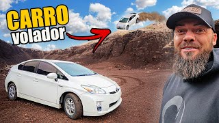 LANZAMOS UN PRIUS AL VACÍO!! NO VAN A CREER LO QUE PASO..