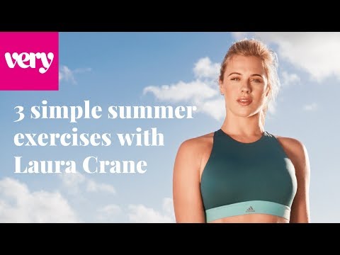 very.co.uk & Very Voucher Code video: Simple Summer Exercises With Laura Crane