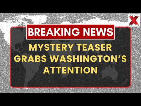 New White House Teaser Draws Attention Ahead Of Major Announcement | NewsX World