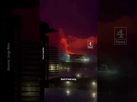 Iceland volcano erupts four times in three months