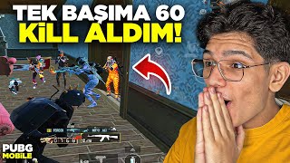 RANK MAÇINDA TEK BAŞIMA 60 KİLL ALDIM! - PUBG MOBİLE
