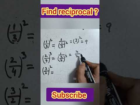 |find reciprocal of following numbers|reciprocal|#short #shortvideo