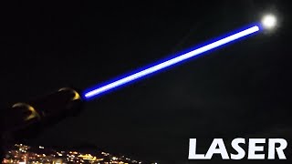 Not a UFO! 👽 Not a Star Wars Lightsaber 😱 Epic Powerful Laser Lights Up the Sea