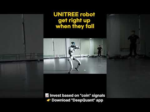 UNITREE robot get right up when they fall