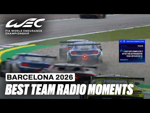Best Team Radio Moments | 6 Hours of Barcelona 2026 | FIA WEC