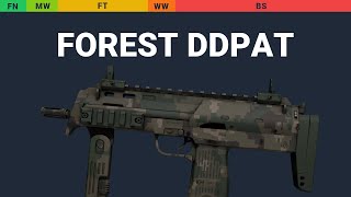 MP7 Forest DDPAT Wear Preview