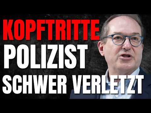 💥Polizist BEWUSSTLOS getreten: Männer Gruppe auf der Flucht