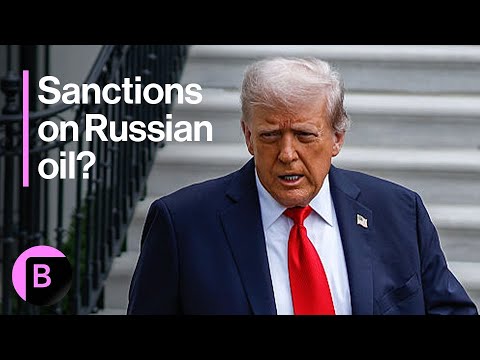 YouTube video thumbnail: Trump Backs Russian Oil Sanctions If Nato Does the Same
