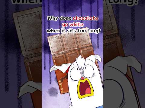 🍫Why Does Chocolate Go White When It Sits Too Long❓ #shorts #trivia #lightcomics