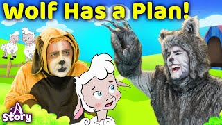 The Greedy Wolf Is Back! Can He Win?🐺🦁 5 Animal Tales for Kids | English Fairy Tales & Kids Stories